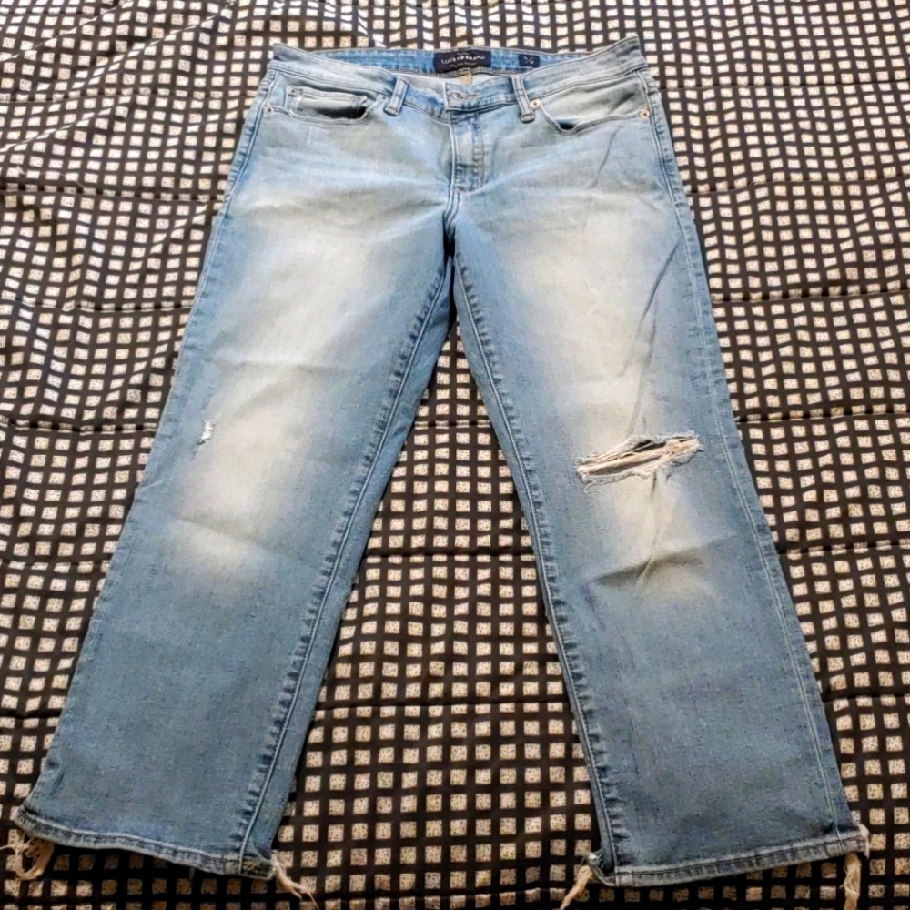 Lucky 🍀 Brand Sweet Crop Jeans 👖